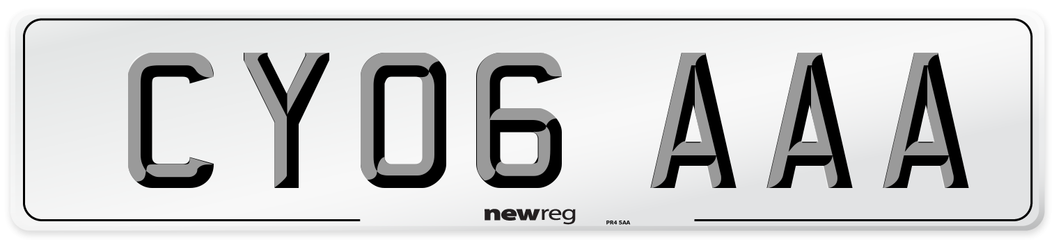 CY06 AAA Number Plate from New Reg